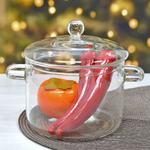 Кастрюля 1,5л стеклянная с крышкой BZ-BH-179