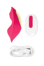 Розовый вкладыш в трусики с вакуум-волновой стимуляцией JOS Pimpit (Цвет: розовый)