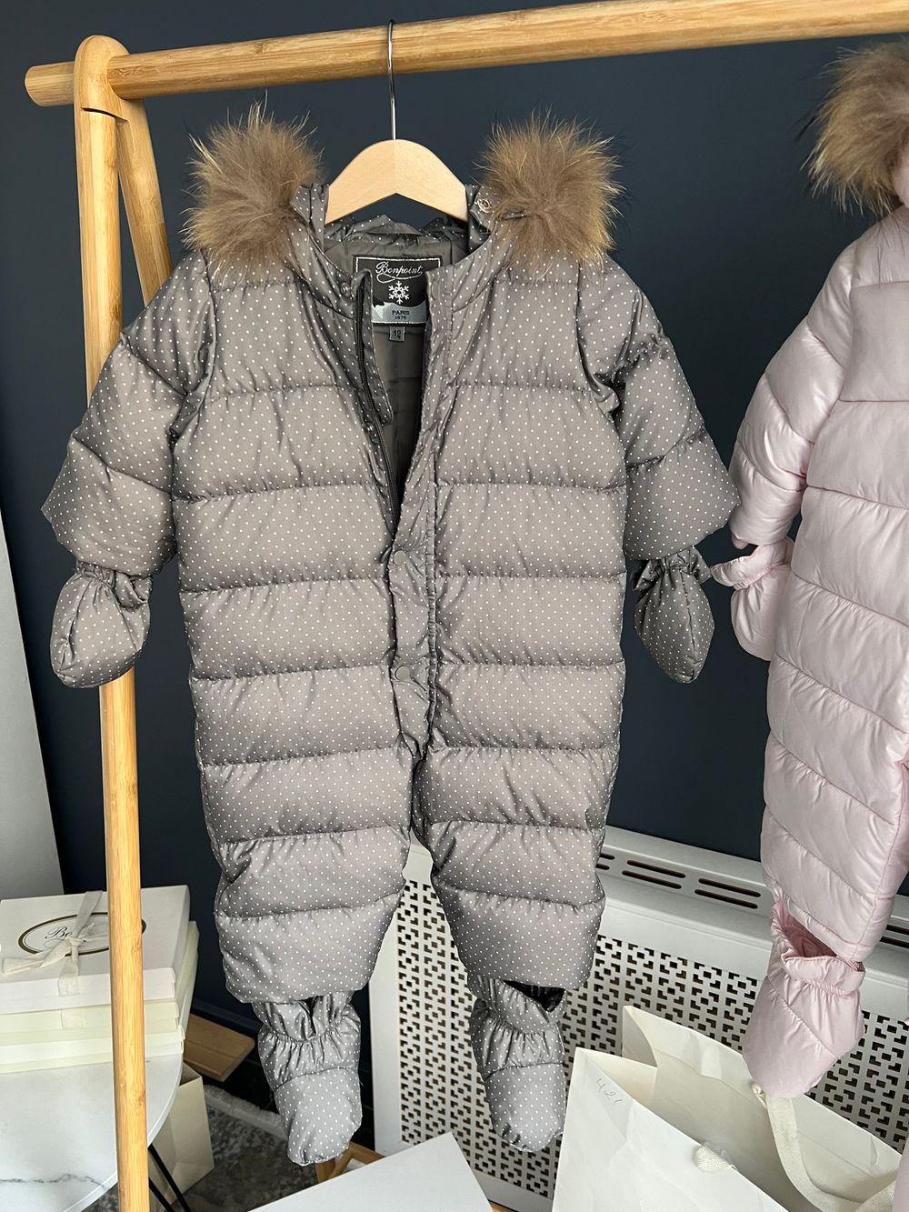 Пуховый зимний комбинезон Bonpoint, 74-80