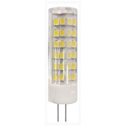 Лампочка светодиодная ЭРА STD LED JC-7W-220V-CER-827-G4 G4 7Вт керамика капсула теплый белый свет