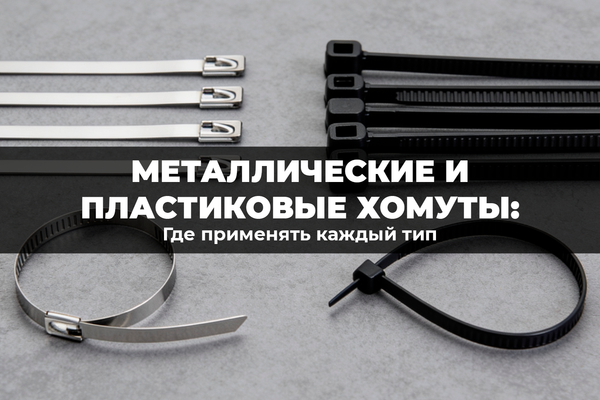 Металлические и пластиковые хомуты: где применять каждый тип