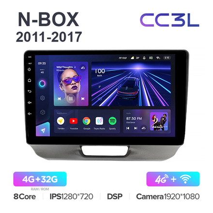 Teyes CC3L 9"для Honda N-BOX 2011-2017