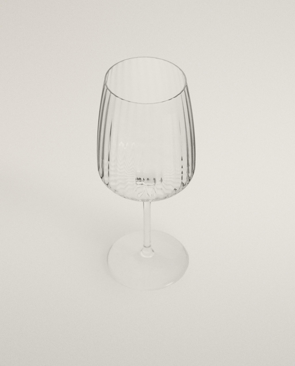 Zara Home бокал из стекла, цвет прозрачный, 20 см