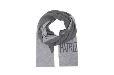 Хлопчатобумажная шаль Patrizia Pepe - серый(8F9239 A6B2)