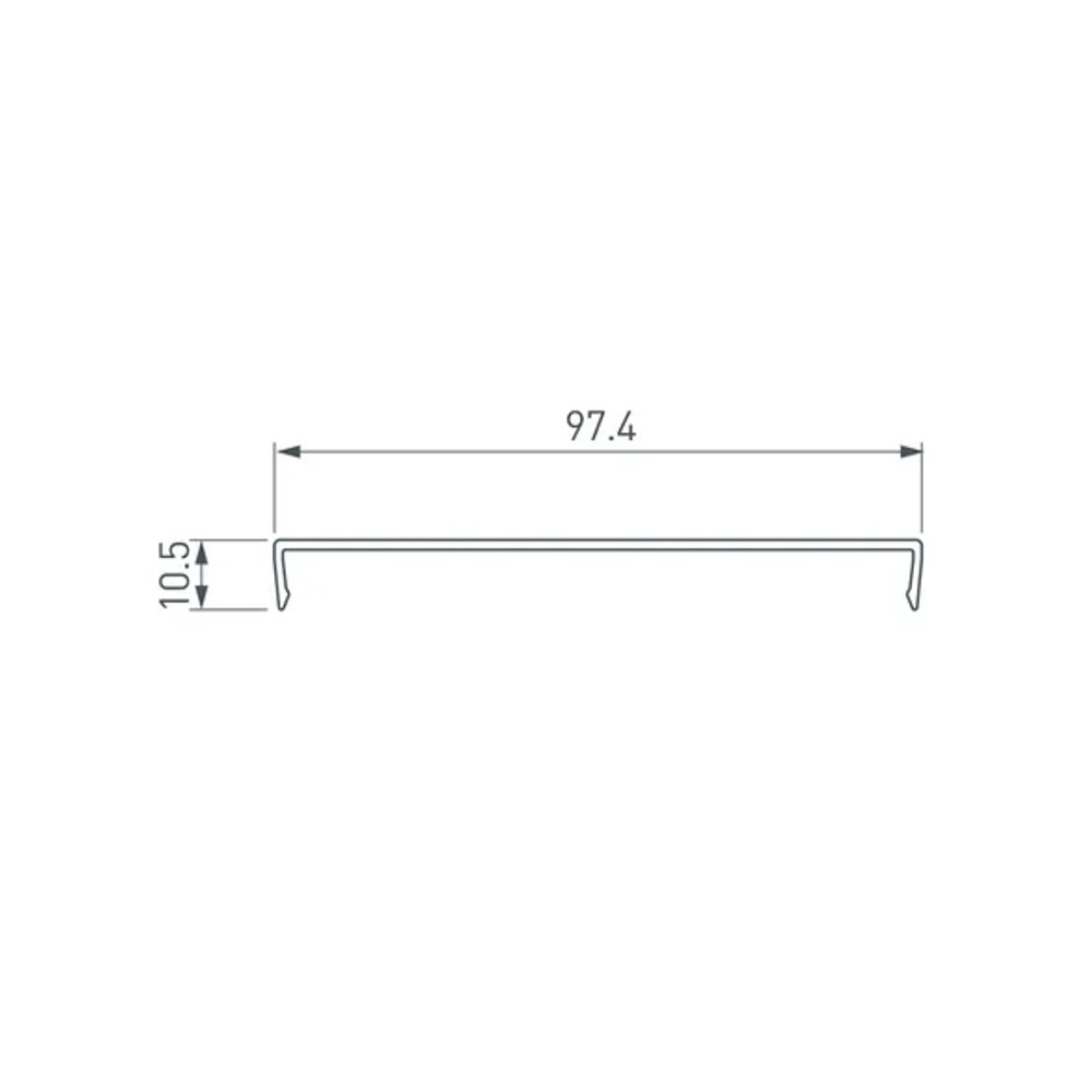 Экран SL-W97-2000 OPAL (Arlight, Пластик) 035648