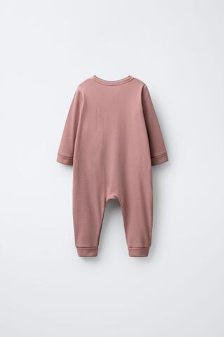 ZARA КОМБИНЕЗОН КИМОНО, РОЗОВЫЙ