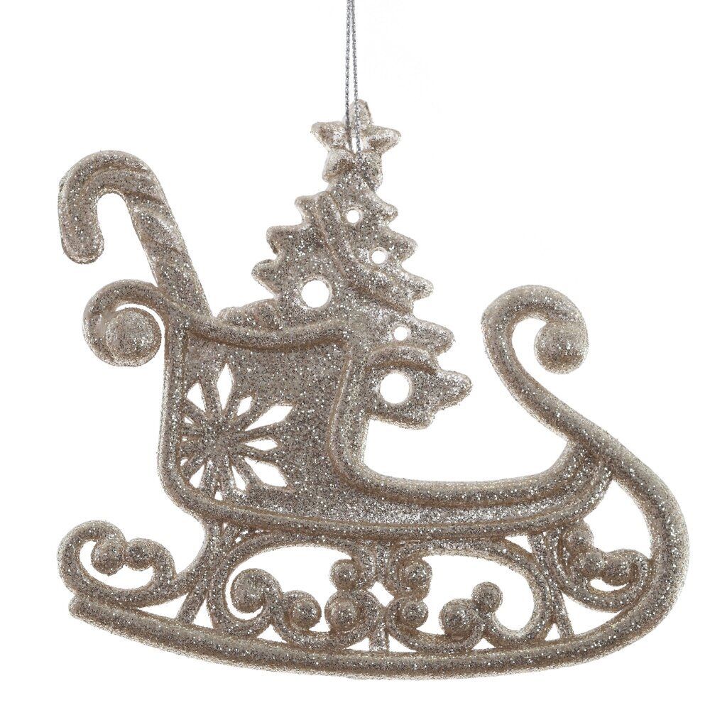 GAEM Изделие декоративное подвесное "Сани", L12 W0,5 H10 см, 4в.