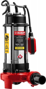 Насос дренажный ЗУБР НПФ-1500-Р с режущим механизмом