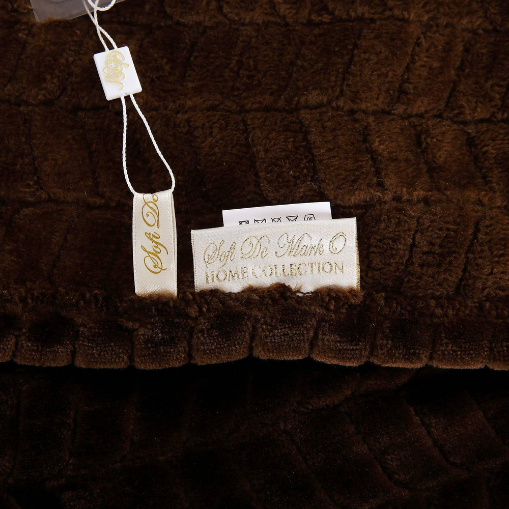 Плед 220x240 Sofi De MarkO Орфей коричневый