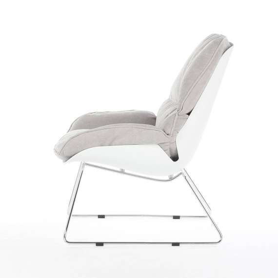 Кресло Bay, светло-серая ткань