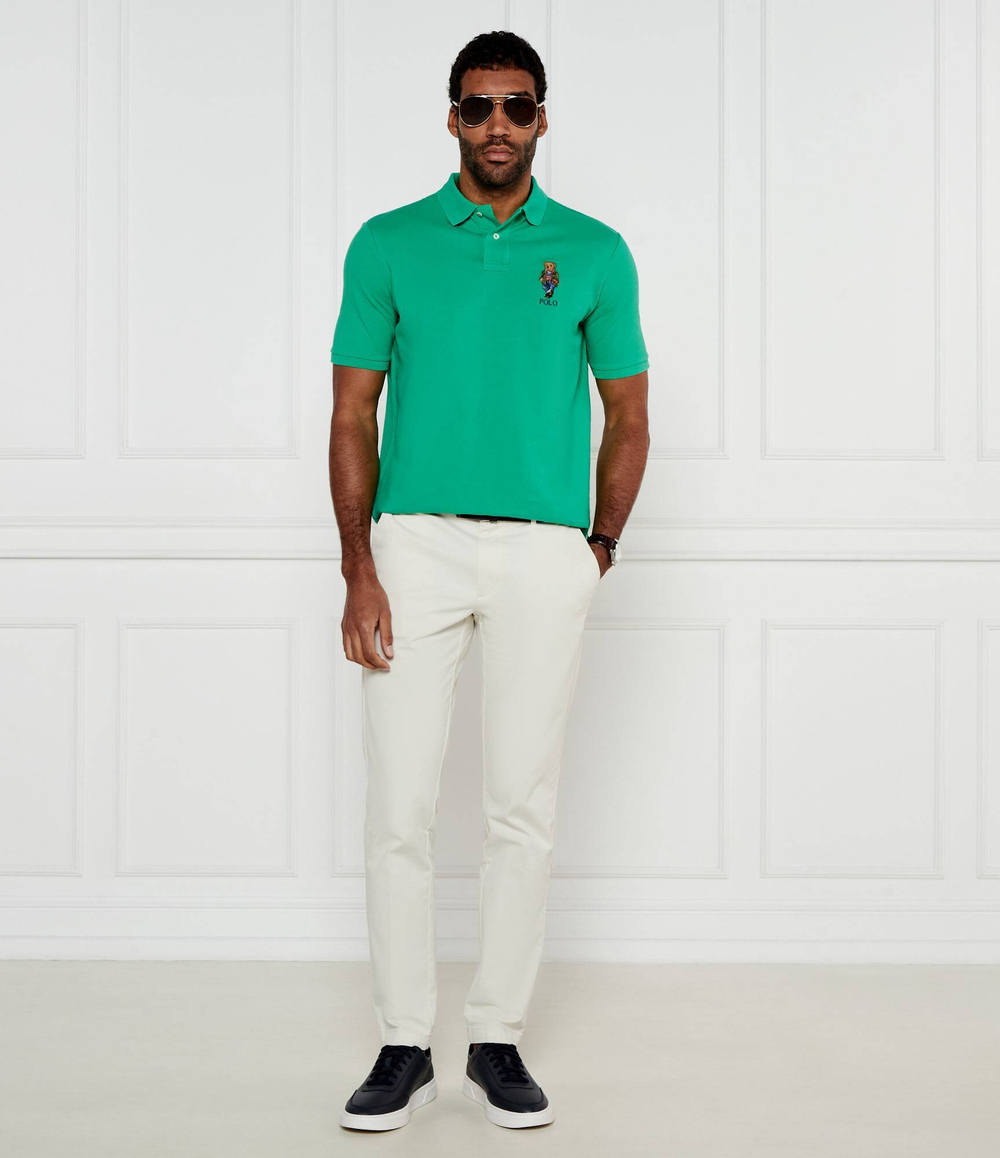 Поло POLO RALPH LAUREN - зеленый(710854495)
