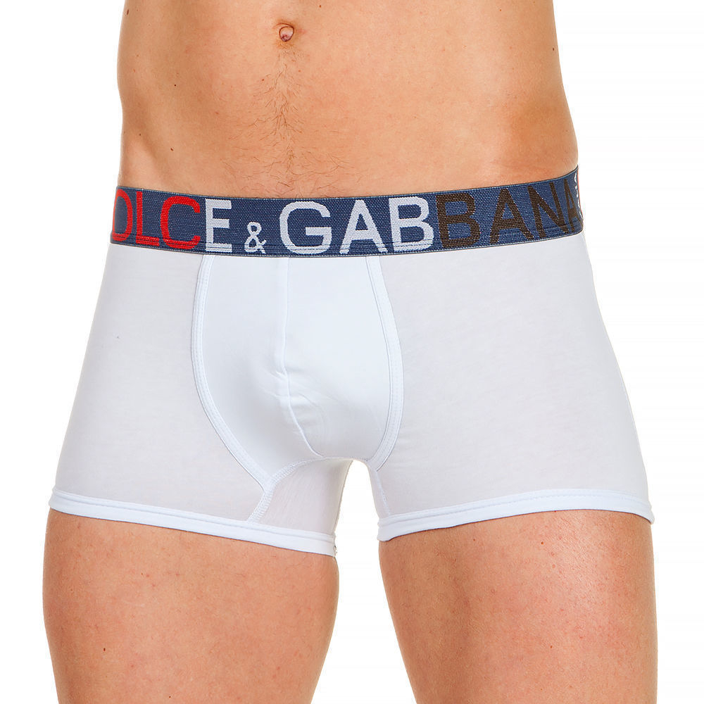 Трусы мужские боксеры белые D&G