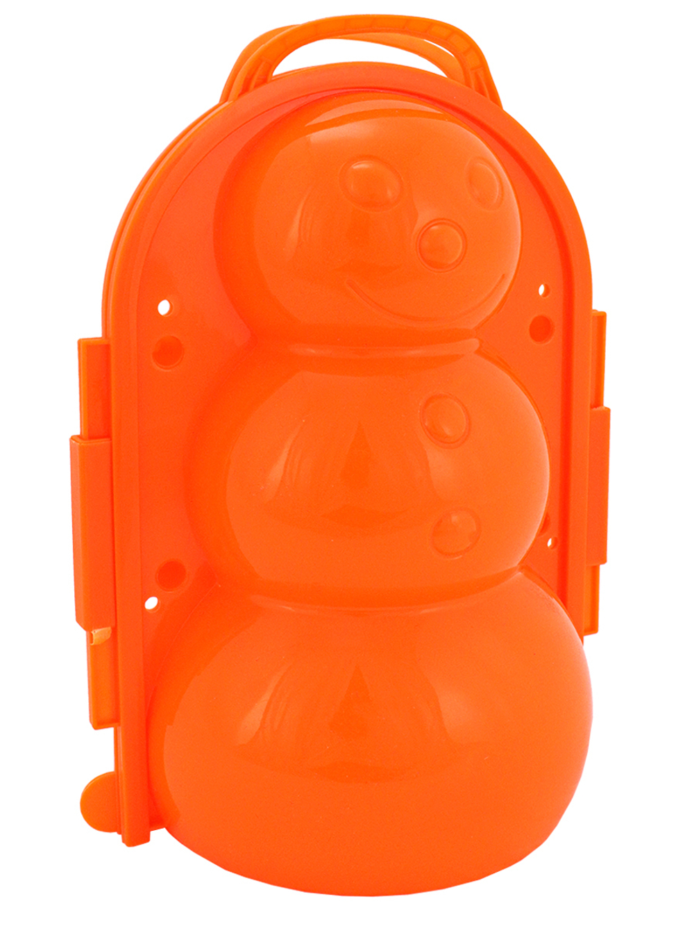 1554/СЛ/Форма для снега "СНЕГОВИК" 22*16, 5 см., в сетке, цвет микс/59