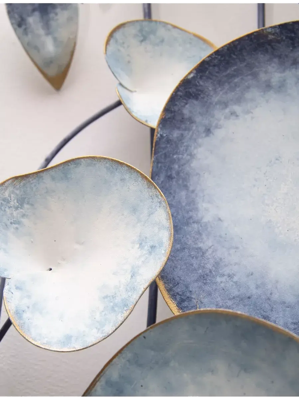 Панно металлическое "Цветы" 71х30 см