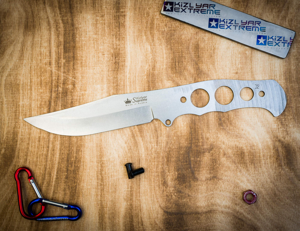 Клинок Caspian AUS-8 Stonewash