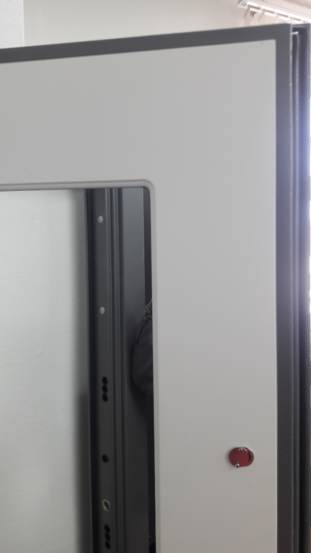 Входная дверь с зеркалом Интекрон Сенатор  Венге распил кофе Лучи / Зеркало Белый матовый (без текстуры)