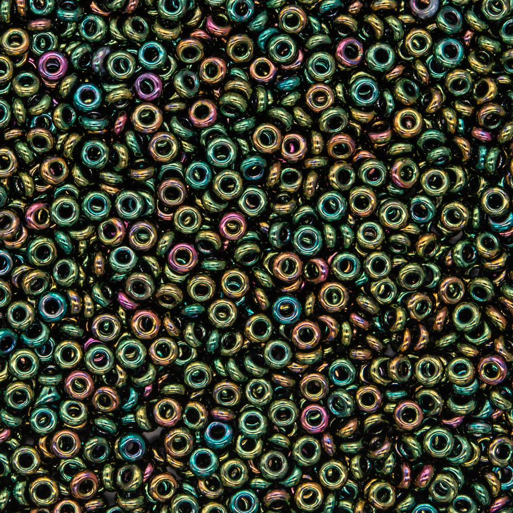 Японский бисер TOHO Demi 11/0 (№508), металлизированный, непрозрачный глянцевый