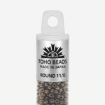 Японский бисер TOHO Round 11/0 (№83), металлизированный, непрозрачный глянцевый