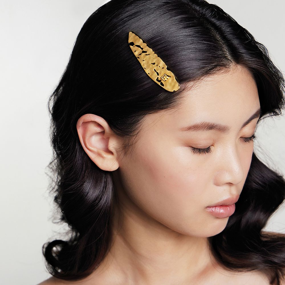 Balmain Hair Couture Заколка-слайд Листик Limited Edition Printemps Leaf Slide