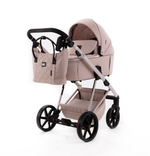 Детская универсальная коляска Adamex Delta Natura - DN-2 Rose (Розовая ткань)