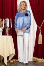 Блуза Антуанетта (голубая) Б14756-18М LT Collection