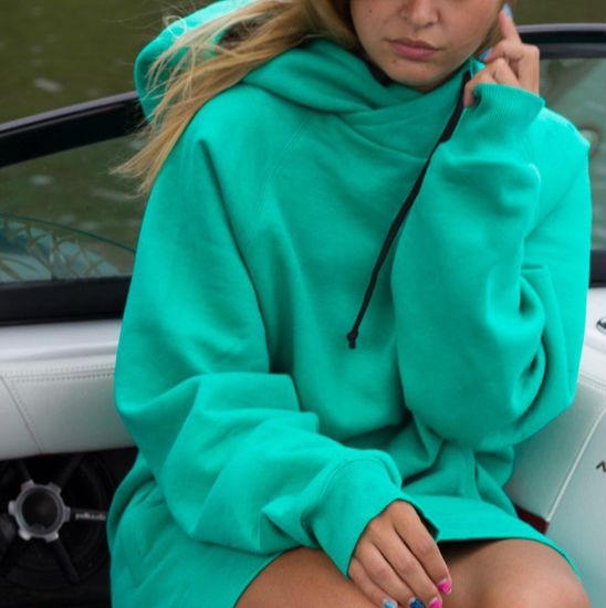 Толстовка ЧУКЧА Минт Удлинённая