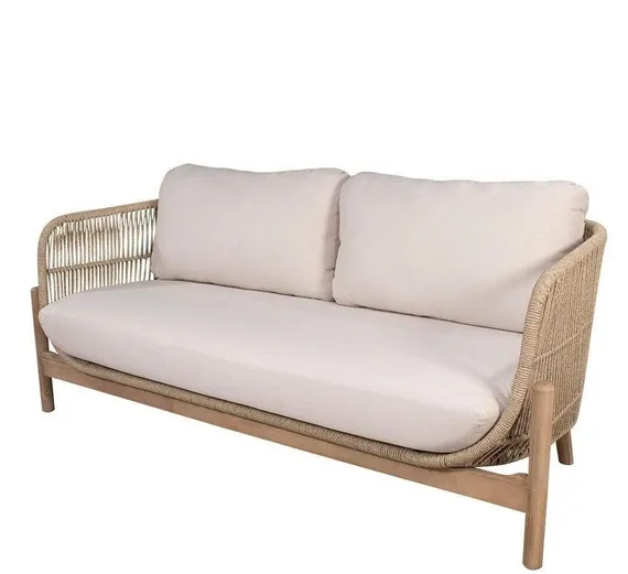 Двухместный плетеный диван Talara из массива акации