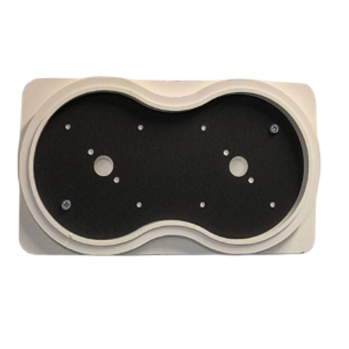 Платформа теневая круглая DUO под светильник HANDY 10W черная 230х125х2мм