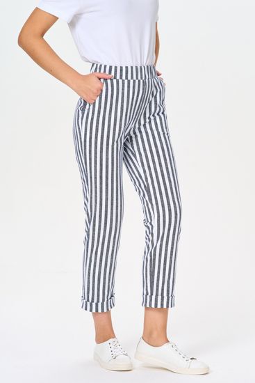 Брюки женские прямые с карманами, из хлопкового футера Лори B0205-S50