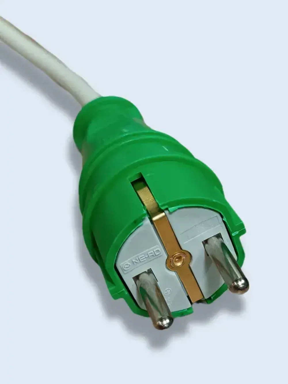 Удлинитель IP54 двухместный PVC 2х2,5 10 метров, зеленый