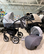 Коляска DREAM  (BartPlast) 01 графит-серый