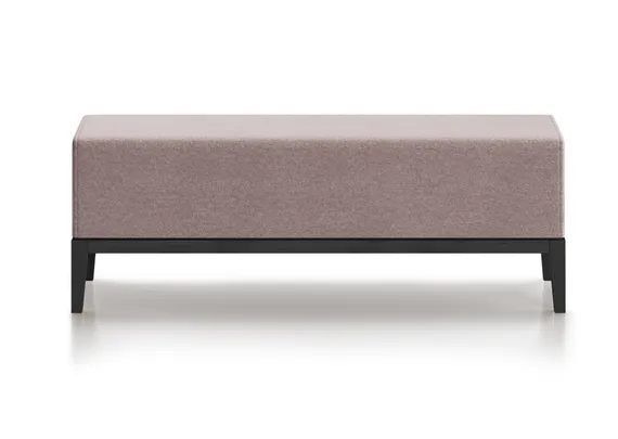 Банкетка Fjord 120 см (пыльная роза Prime, бук под эмалью)