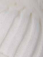 Шапка детская зимняя с помпоном и шарф