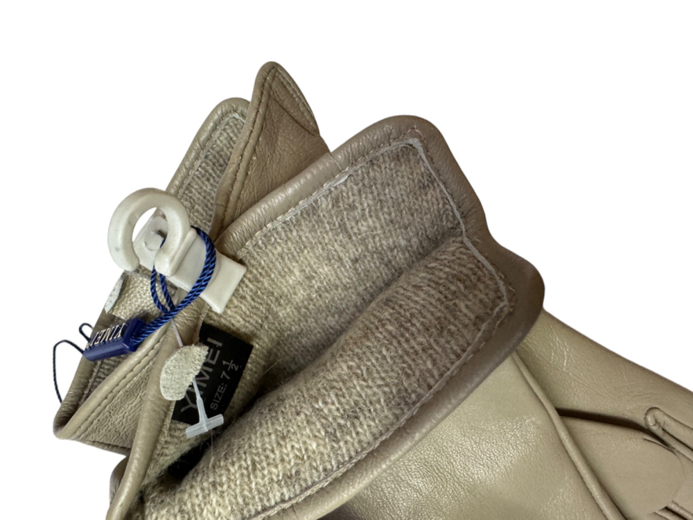 Перчатки. Женские. Материал верха: Кожаные. Подклад: Трикотаж-шерсть. 10 шт в упаковке.