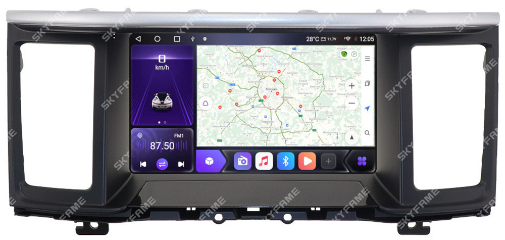 Магнитола Ниссан Патфайндер R51 в Штатное Место