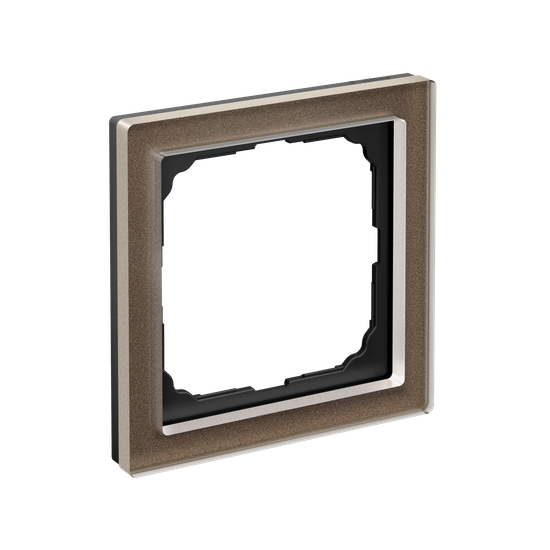 Рамка 1-м ArtGallery Pure органич. стекло мокко SE GAL320601