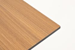 "Каффе" стол из HPL квадратный 70х70см, цвет "дуб"