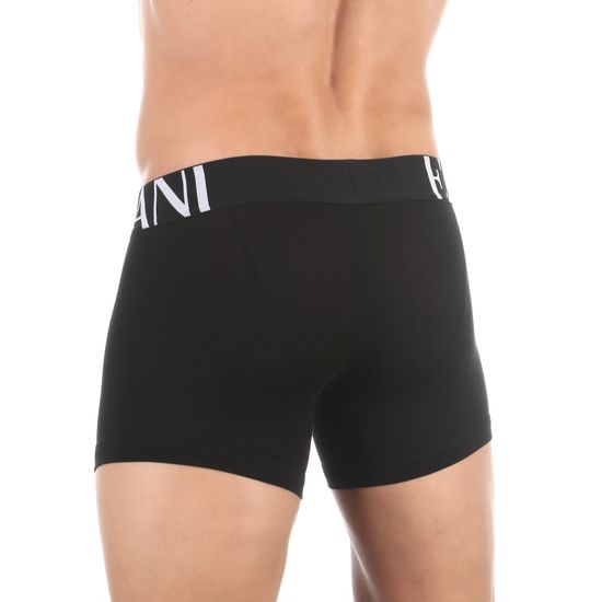 Мужские трусы боксеры черные Emporio Armani 110818_CC716 00020