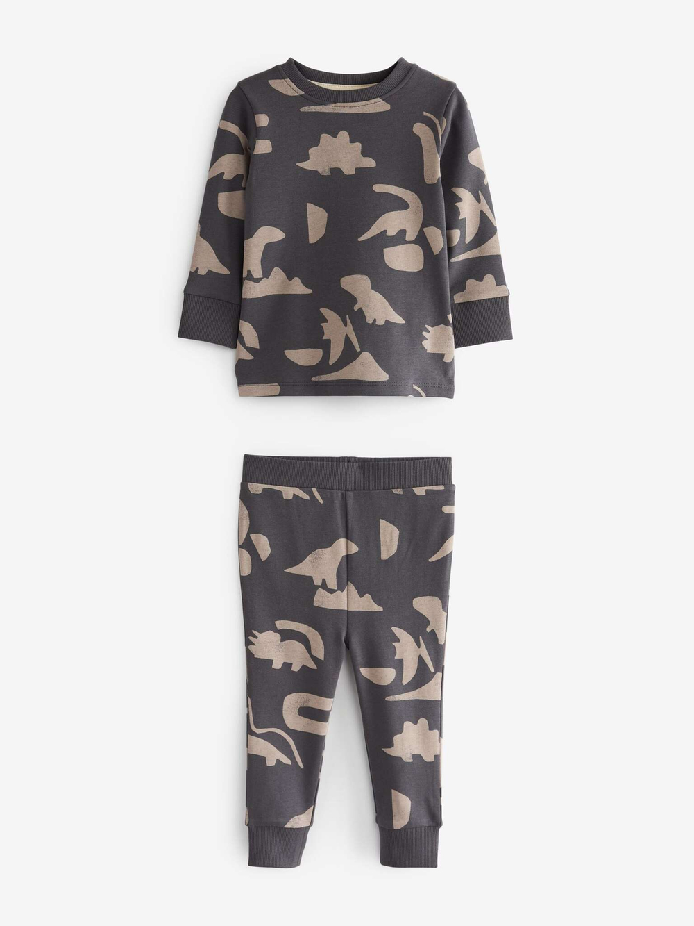 Пижама для мальчика Next 541-251, 3 шт., Бежевый, Серый