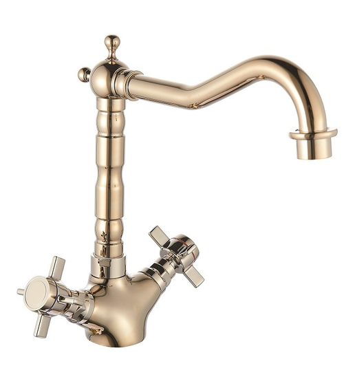 Смеситель BACH для кухни кер., под гайку ЗОЛОТО 84754352J