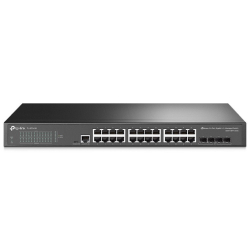 Коммутатор TP-Link SG3428 Управляемый коммутатор JetStream уровня 2+ с 24 гигабитными портами RJ45 и 4 портами SFP