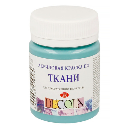 Декола акрил ткань банка 50 мл Турецкая зеленая