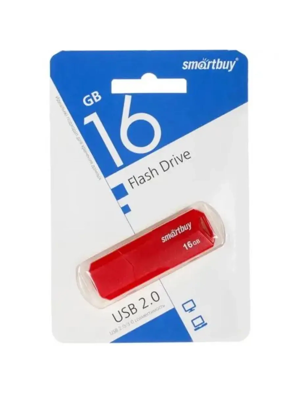 Память USB Flash 16 ГБ Clue SB16GBCLU-R RED