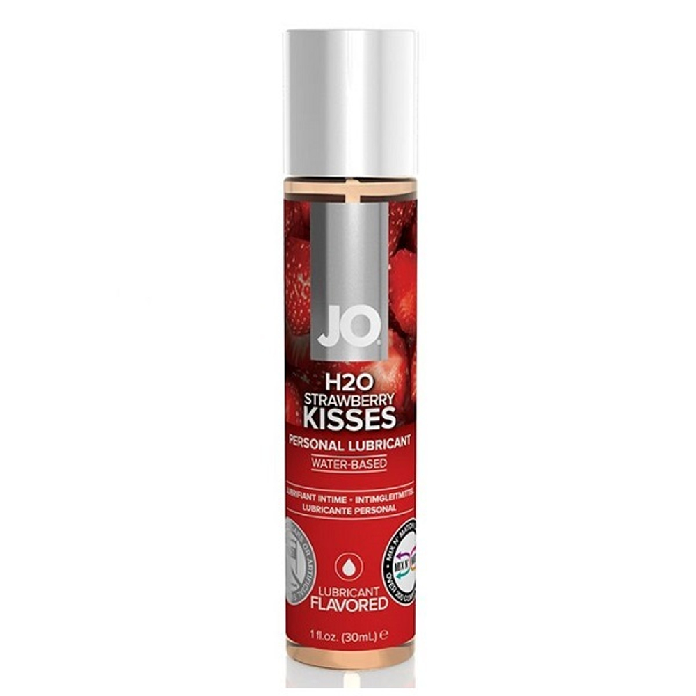 Смазка с ароматом клубники System JO Flavored Strawberry Kiss
