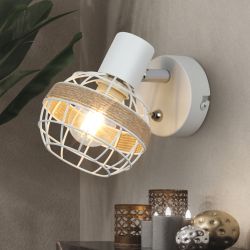 Светильник настенно-потолочный спот Rivoli   7034-701 1 x E14 40 Вт поворотный с выключателем