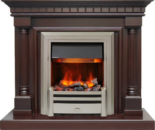 Каминокомплект Dallas - Темный дуб с очагом Chesford