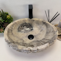 Купить Раковина из оникса Erozy White EO-03179 52x41x15 см