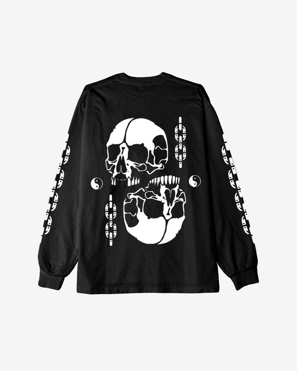 Лонгслив Баланс Черный - фото 2