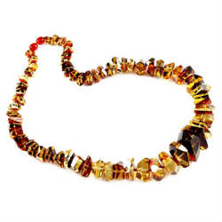 Бусы "Кристалл" янтарь