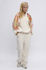 Платок «БРИКС 2024» 100% шёлк